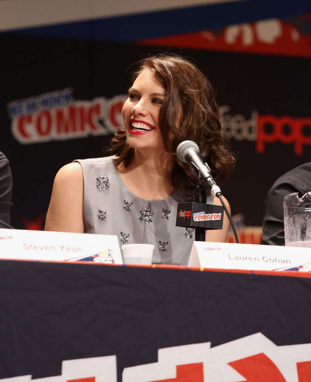Lauren Cohan Walking Dead Press Conference Comic Con New York