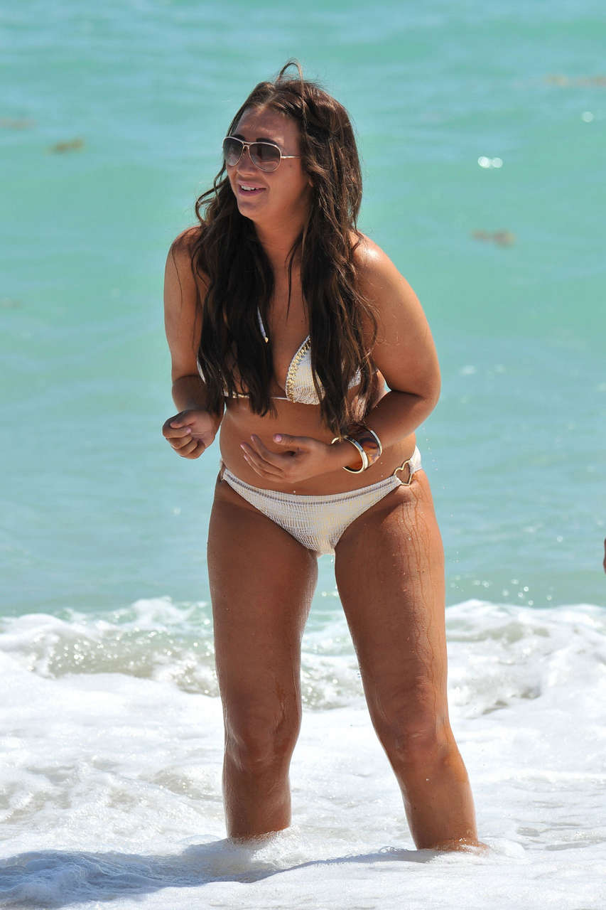 Lauren Goodger Bikini Beach Miami