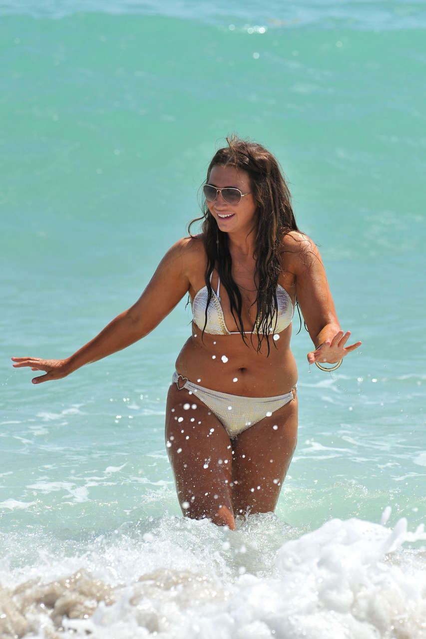 Lauren Goodger Bikini Beach Miami
