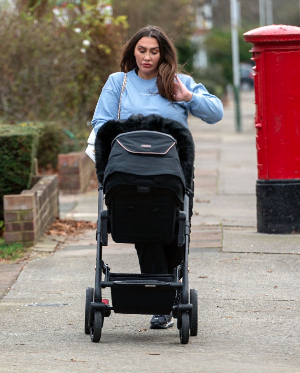 Lauren Goodger Out With Her Baby Chigwell