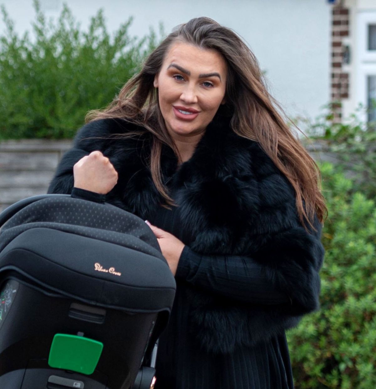 Lauren Goodger Out With Her Baby Essex