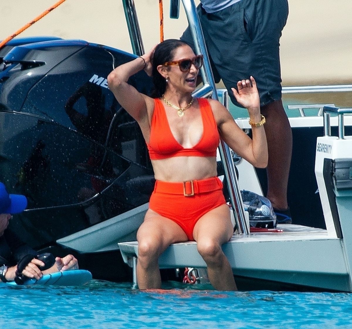 Lauren Silverman Bikini Yacht Barbados