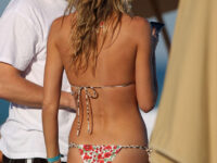 Lauren Stoner Bikini Candids Beach Miami