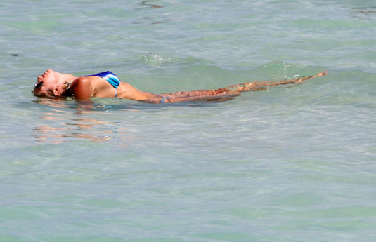 Lauren Stoner Bikini On Beach Miami
