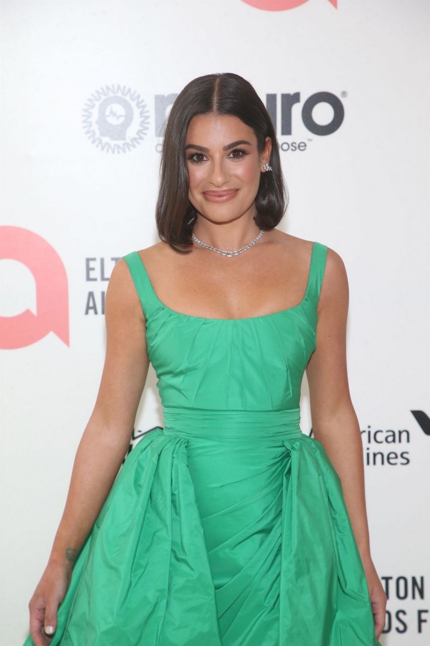 Lea Michele Elton John Aids Foundation S 30th Annual Academy Awards Viewing Party West Hollywood