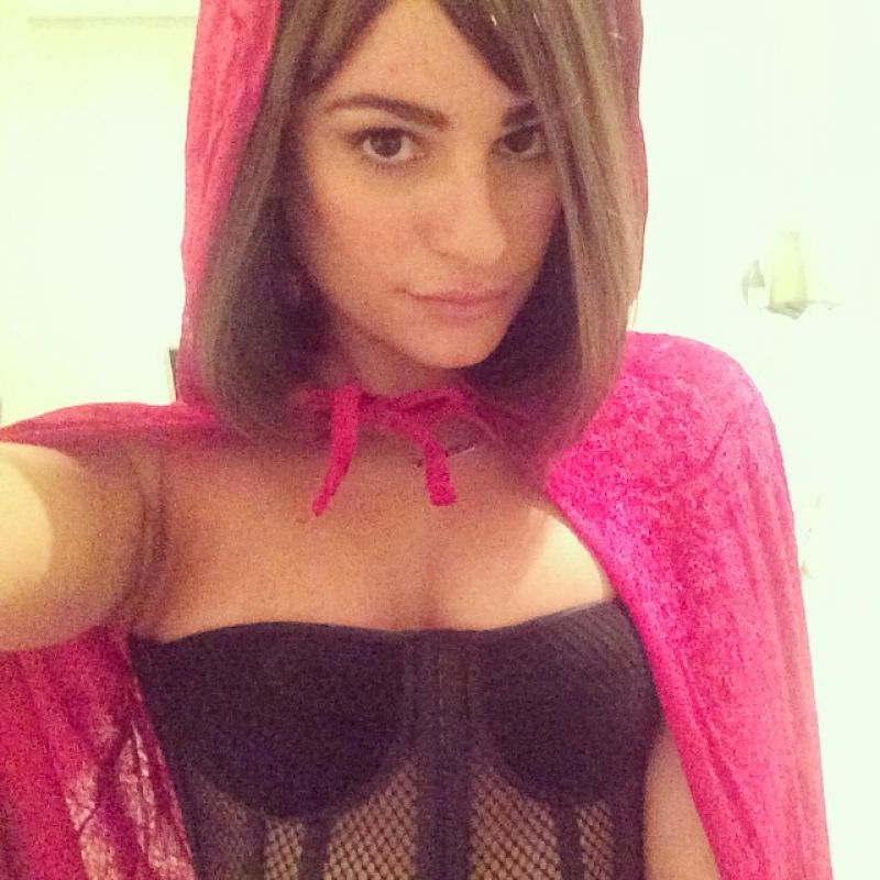 Lea Michele Happy Halloween Twitpic