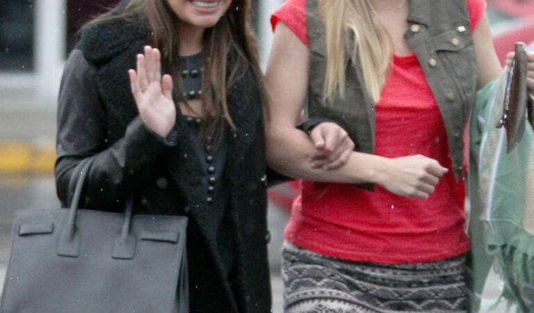 Lea Michele Heather Morris Out Shopping West Hollywood (13 photos)