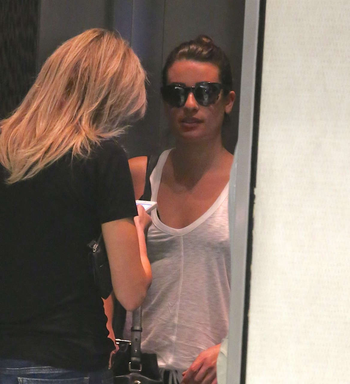 Lea Michele Out About Los Angeles