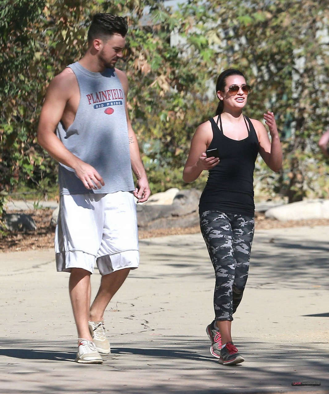 Lea Michele Out Hiking Los Angeles