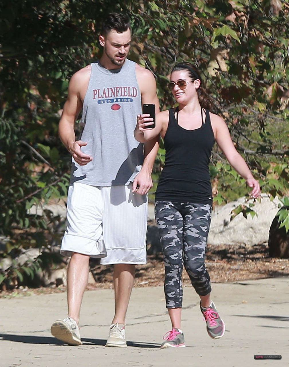 Lea Michele Out Hiking Los Angeles