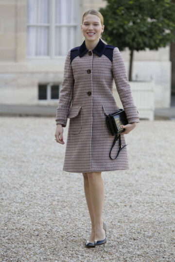 Lea Seydoux Arrives Elysee Palace Paris