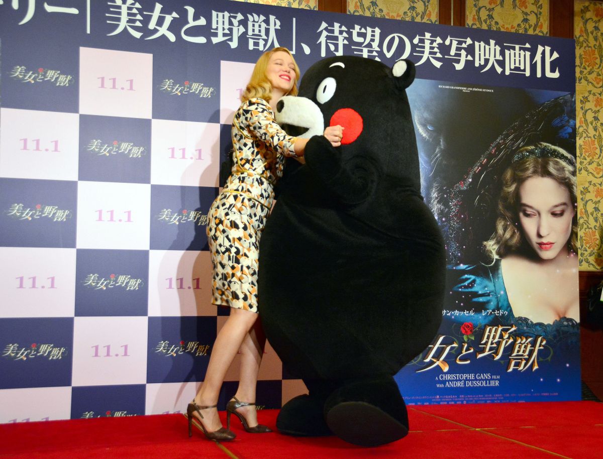 Lea Seydoux Beauty Beast Photocall Tokyo