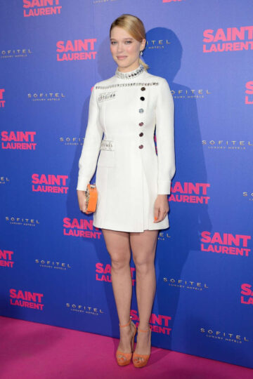 Lea Seydoux Saint Laurent Premiere Paris