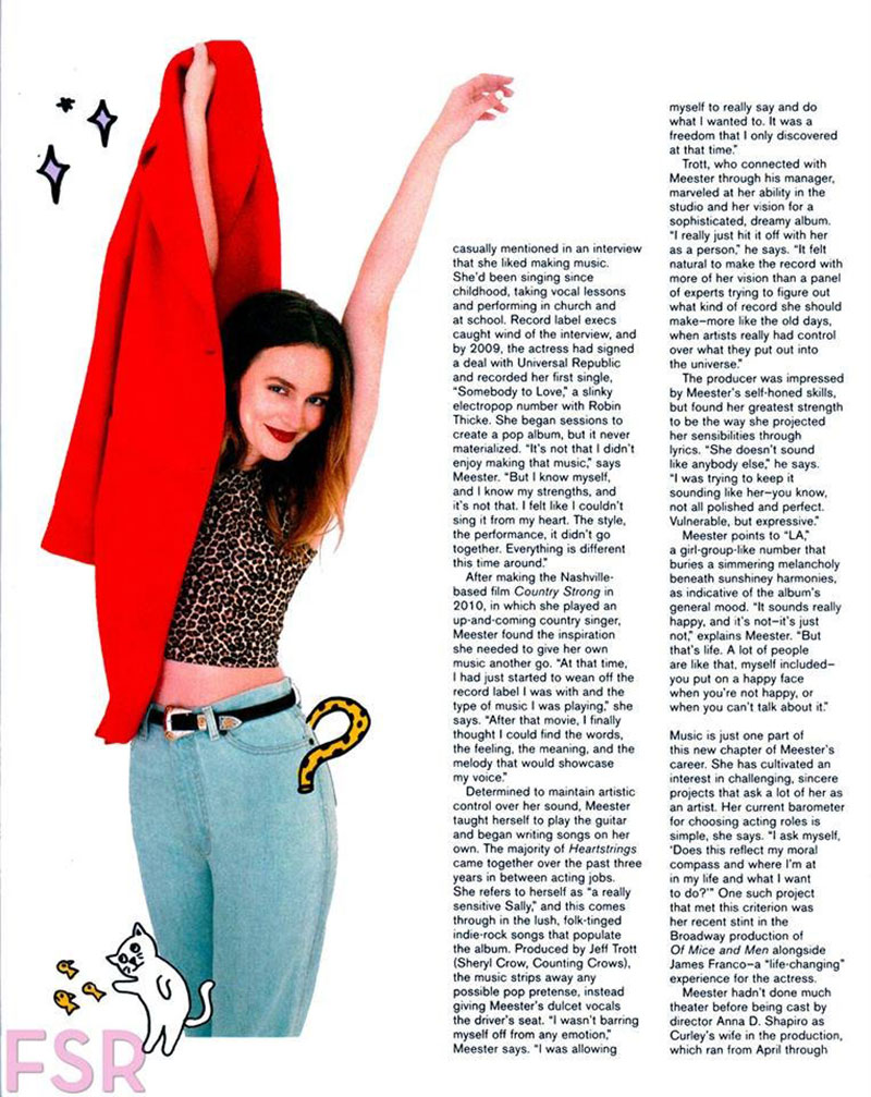 Leighton Meester Nylon Magazine November 2014 Issue