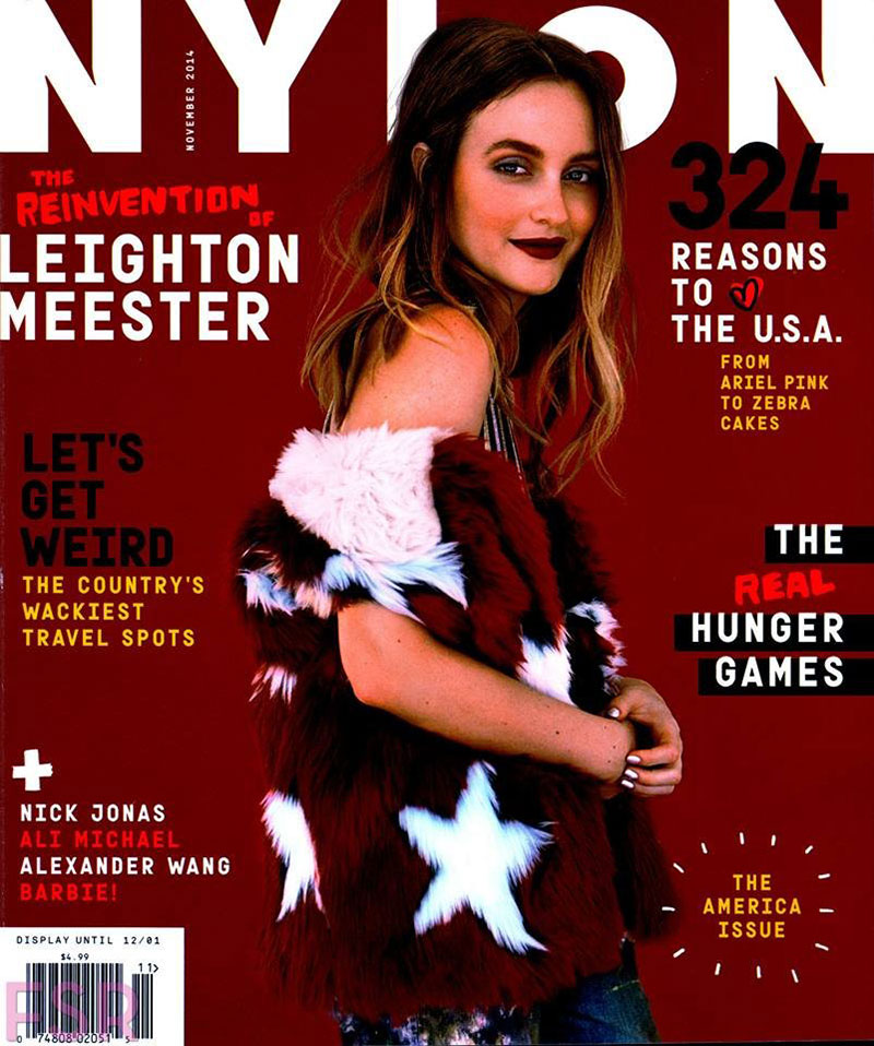Leighton Meester Nylon Magazine November 2014 Issue
