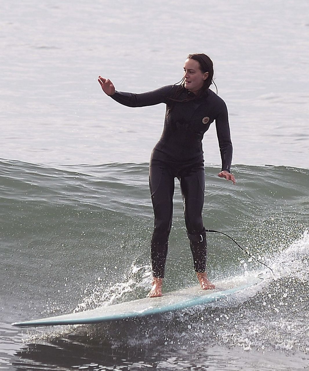 Leighton Meester Out For Surf Session Malibu