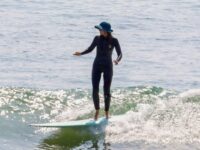 Leighton Meester Out Surfing Malibu