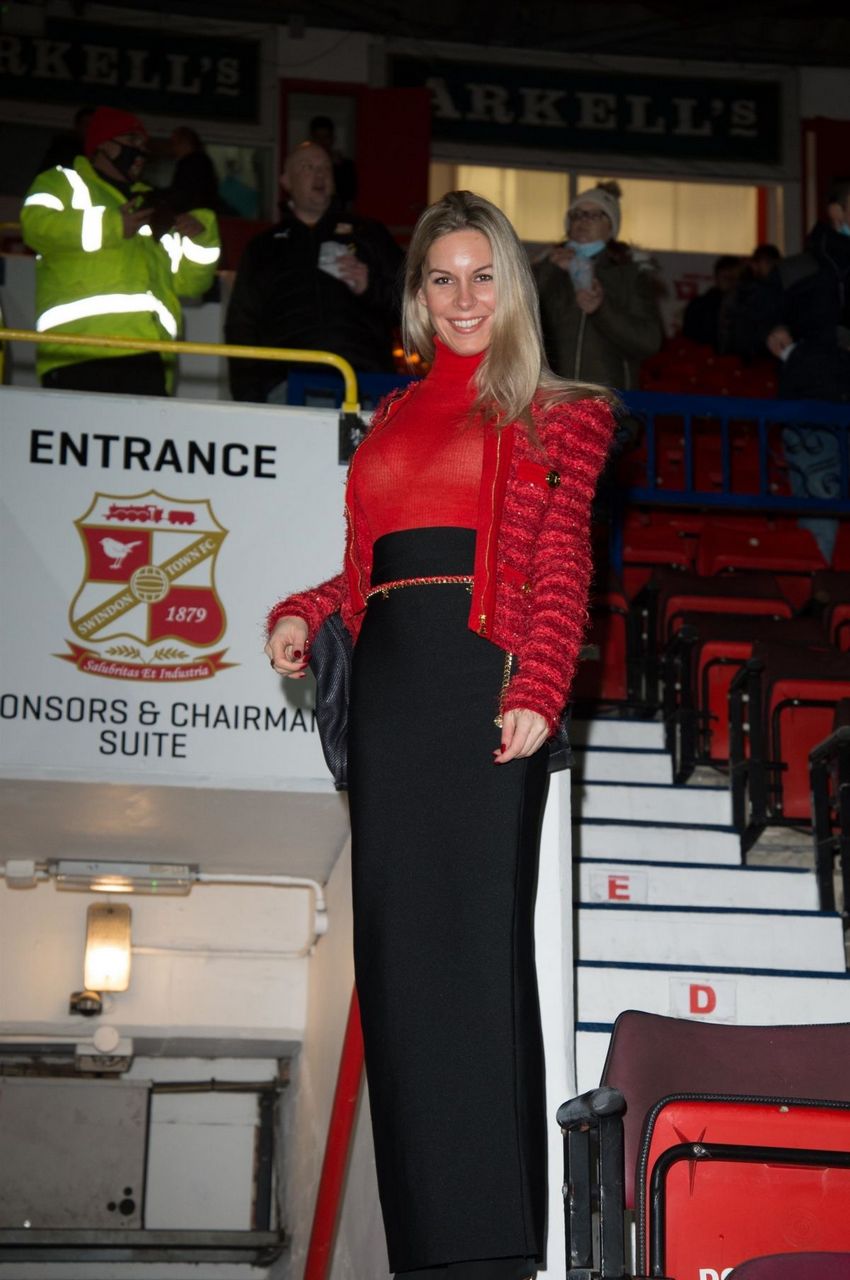Leila Russack Swindon Town Vs Man City Fa Cup Match Swindon