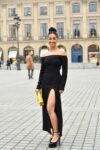 Lena Mahfouf Arrives Valentino Haute Couture Spring Summer 2022 Show Paris Fashion Week