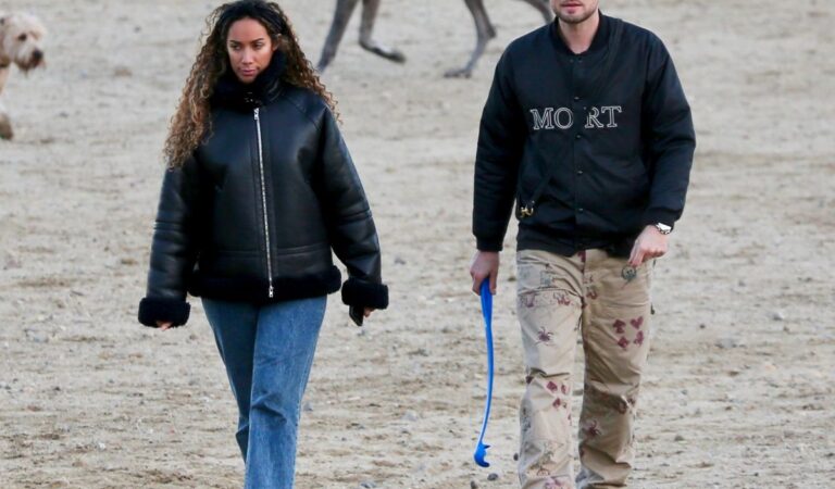 Leona Lewis And Dennis Jauch Out With Their Dogs Los Angeles (7 photos)