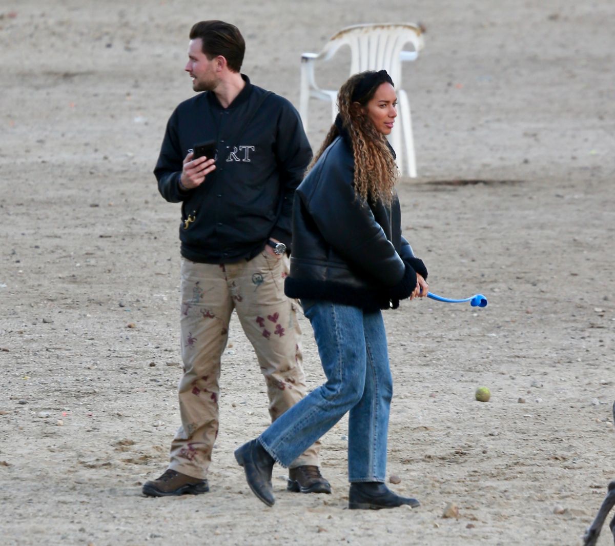 Leona Lewis And Dennis Jauch Out With Their Dogs Los Angeles