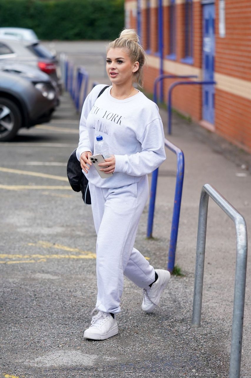 Liberty Poole Leaves Dancing On Ice Training Session London