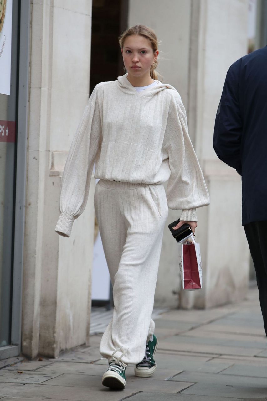 Lila Grace Moss Out And About London