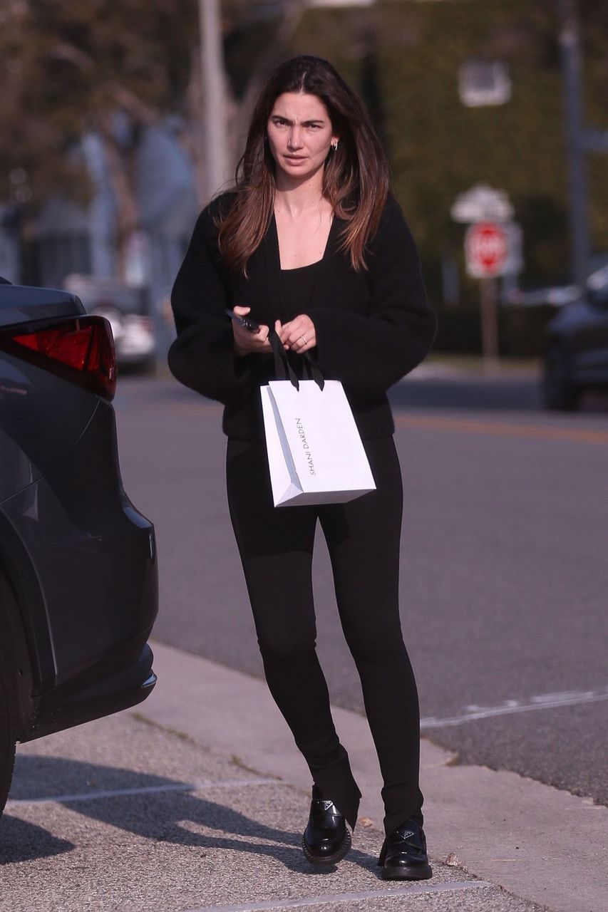 Lily Aldridge Out Shopping Beverly Hills