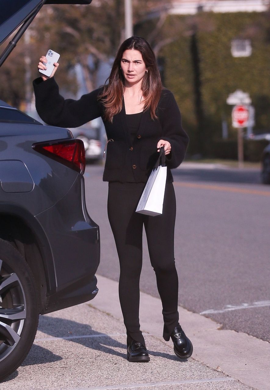 Lily Aldridge Out Shopping Beverly Hills