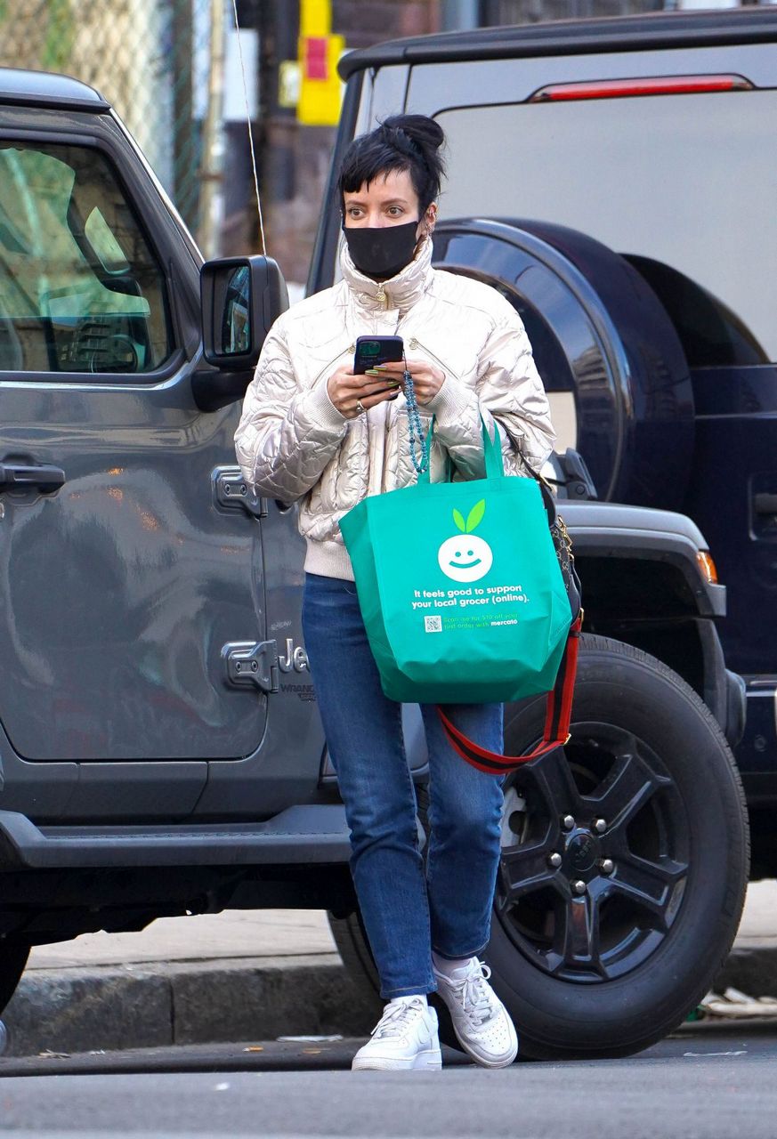 Lily Allen Out And About New York