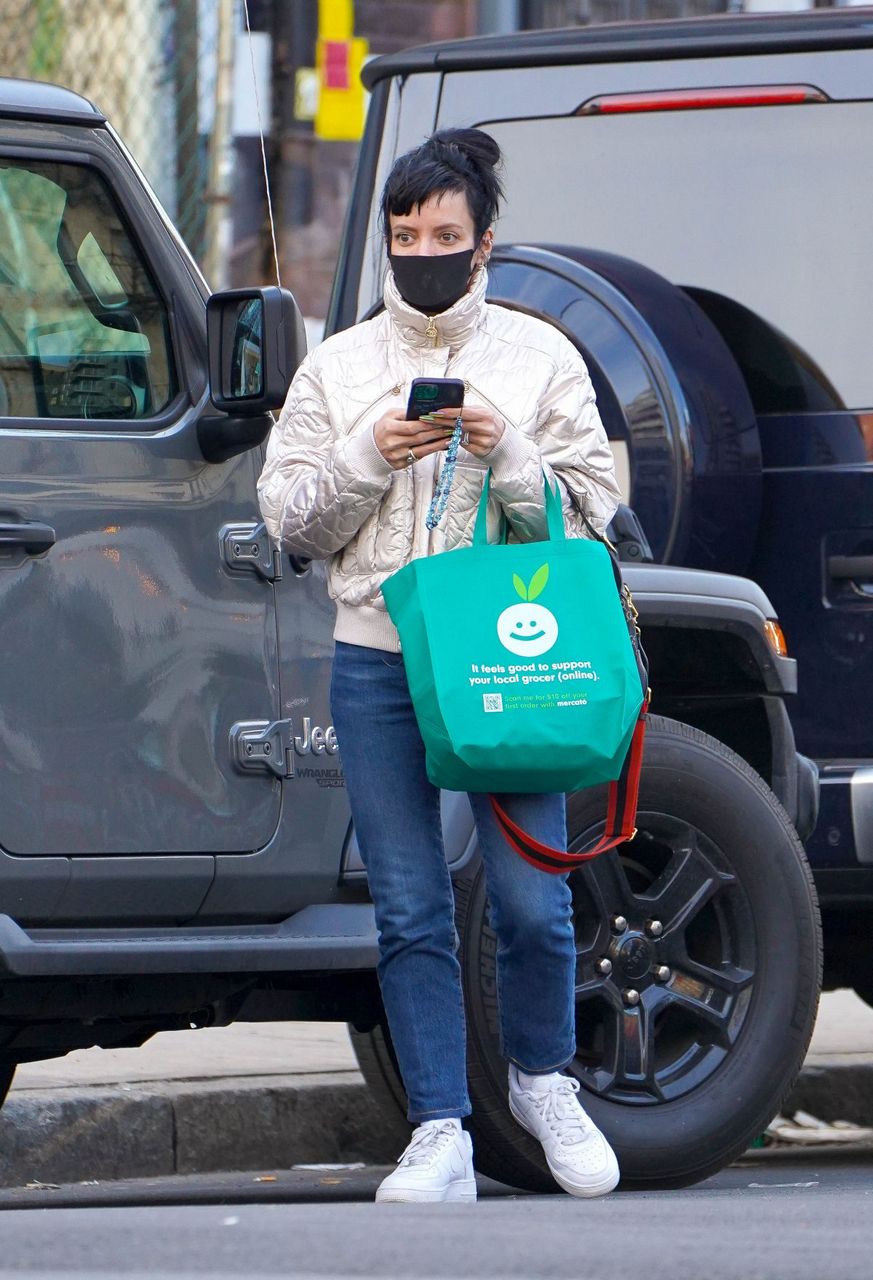 Lily Allen Out And About New York