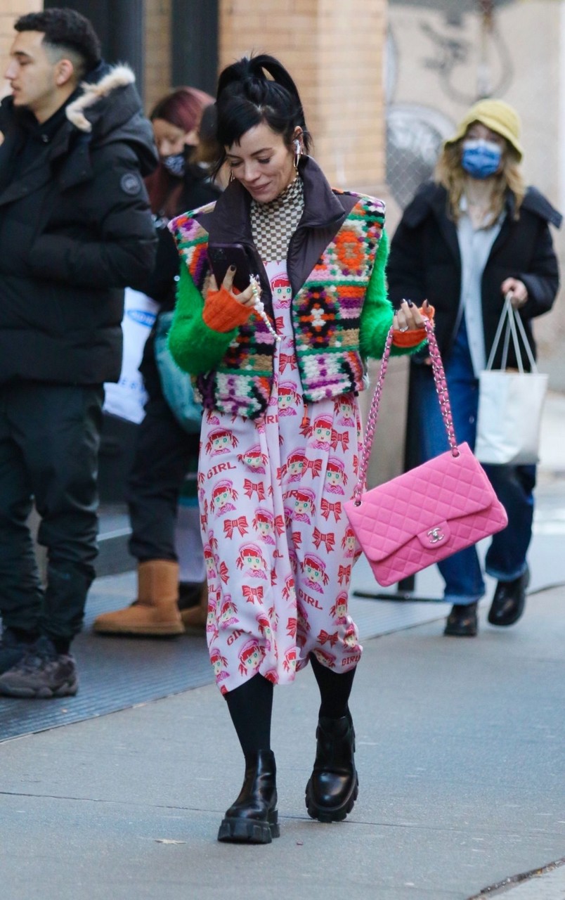Lily Allen Out Shopping New York