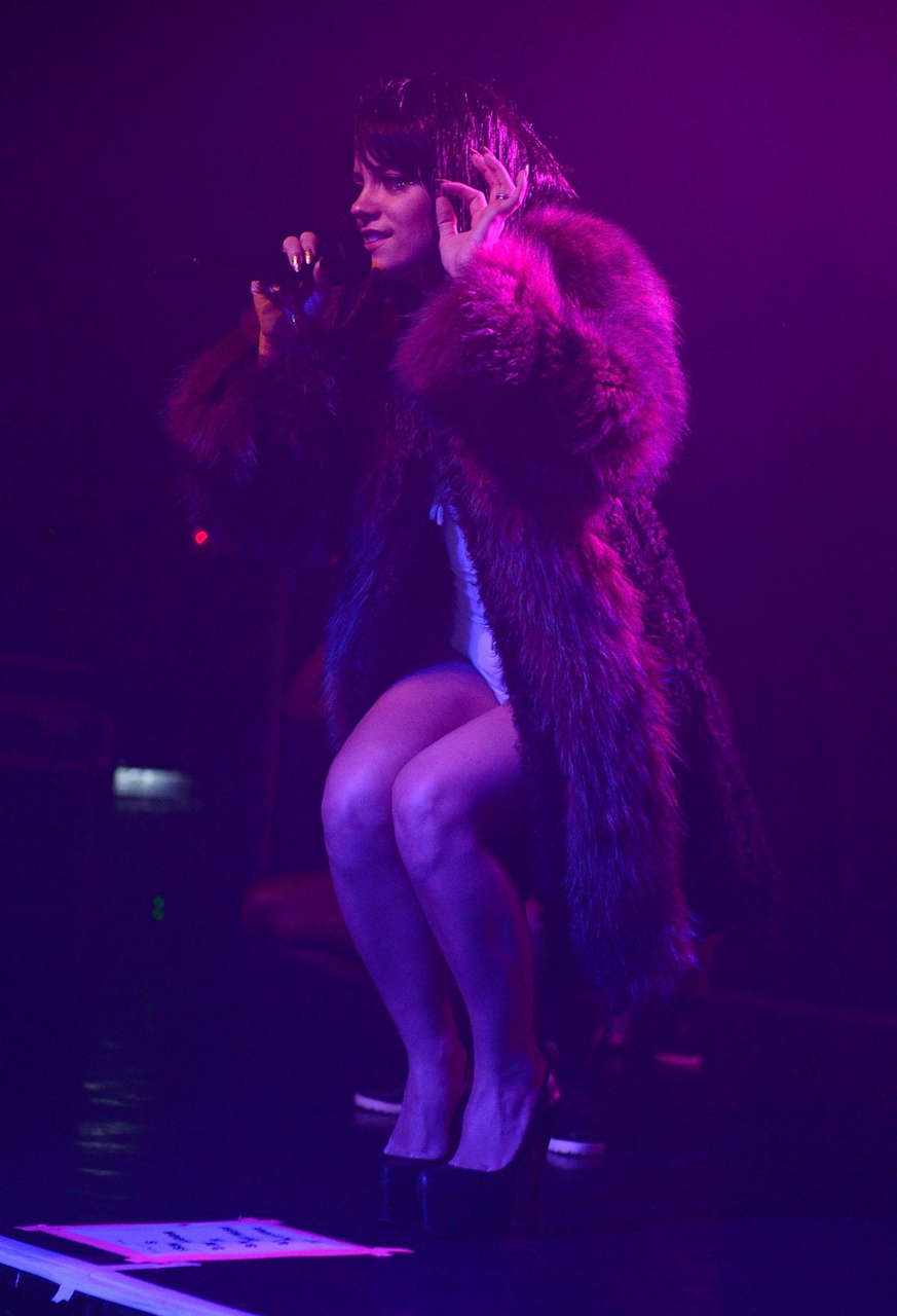Lily Allen Performs G Y Club London