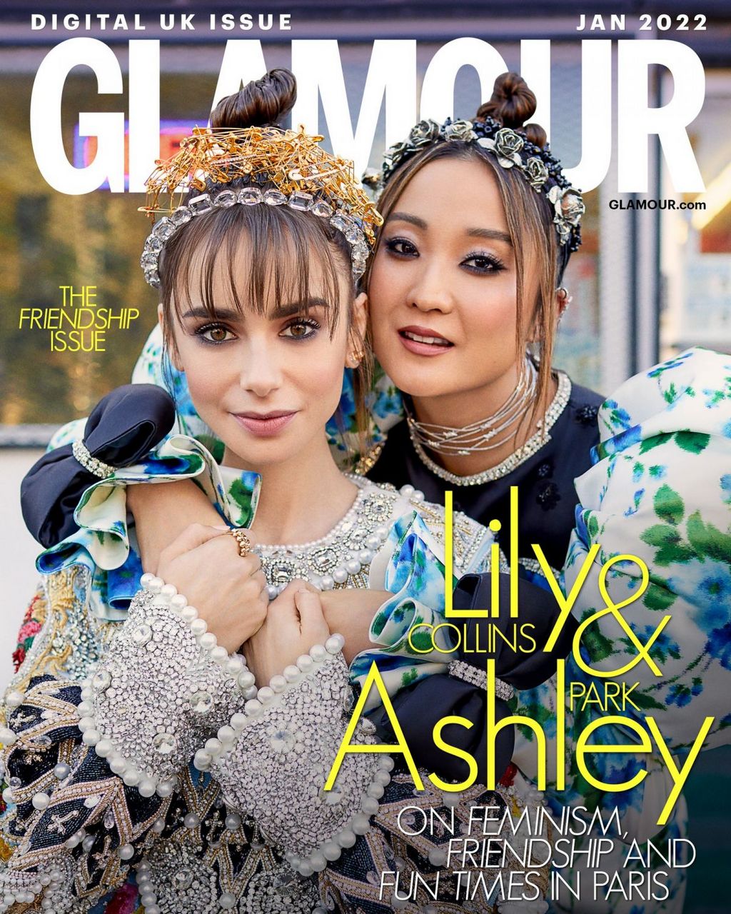Lily Collins And Ashley Park For Glamour Magazine Uk January