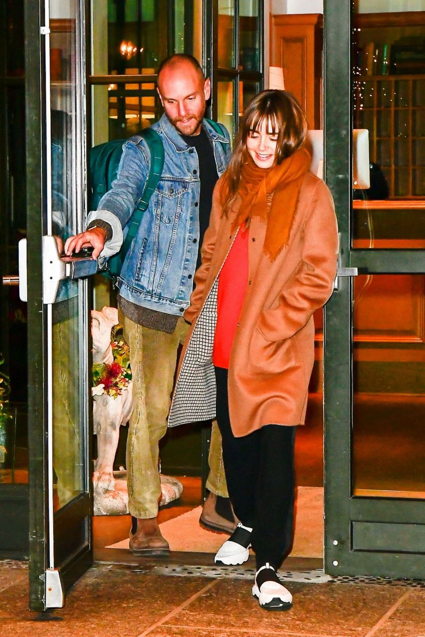 Lily Collins And Charlie Mcdowell Out New York