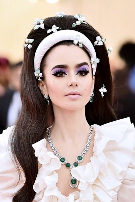 Lily Collins Attends The 2019 Met Gala Celebrating