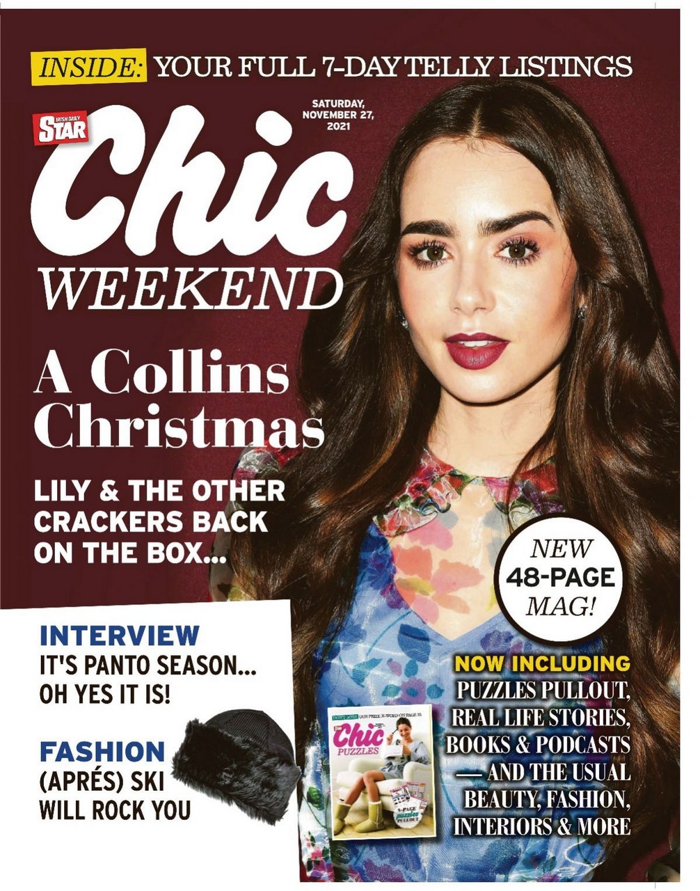 Lily Collins Chic Magazine November