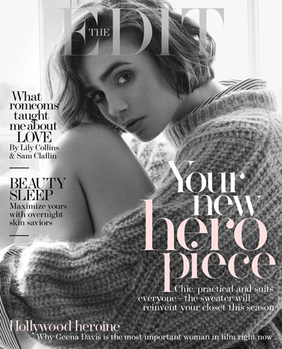 Lily Collins Edit Magazine October 2014 Issue