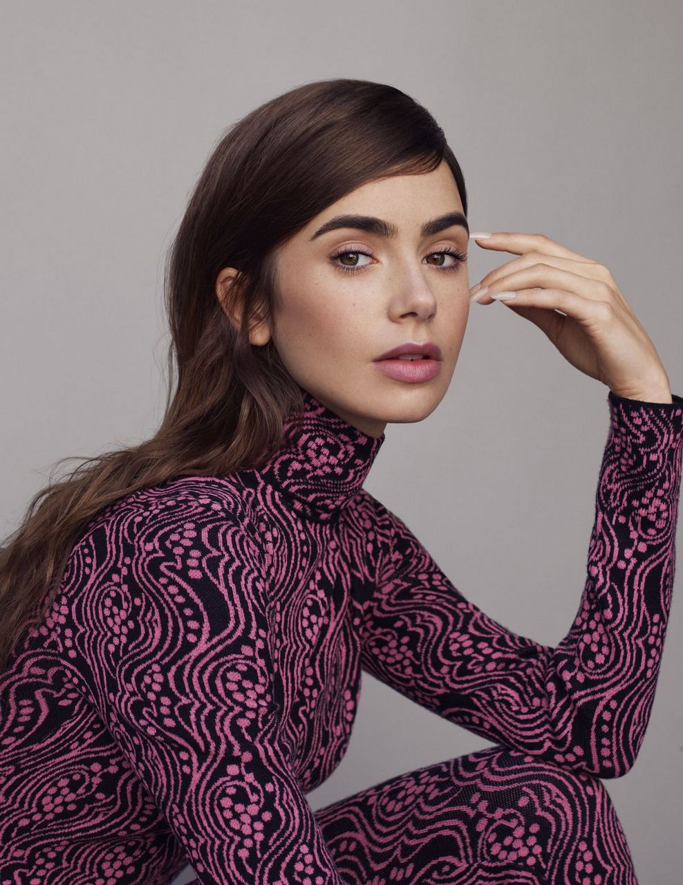 Lily Collins For El Pais January