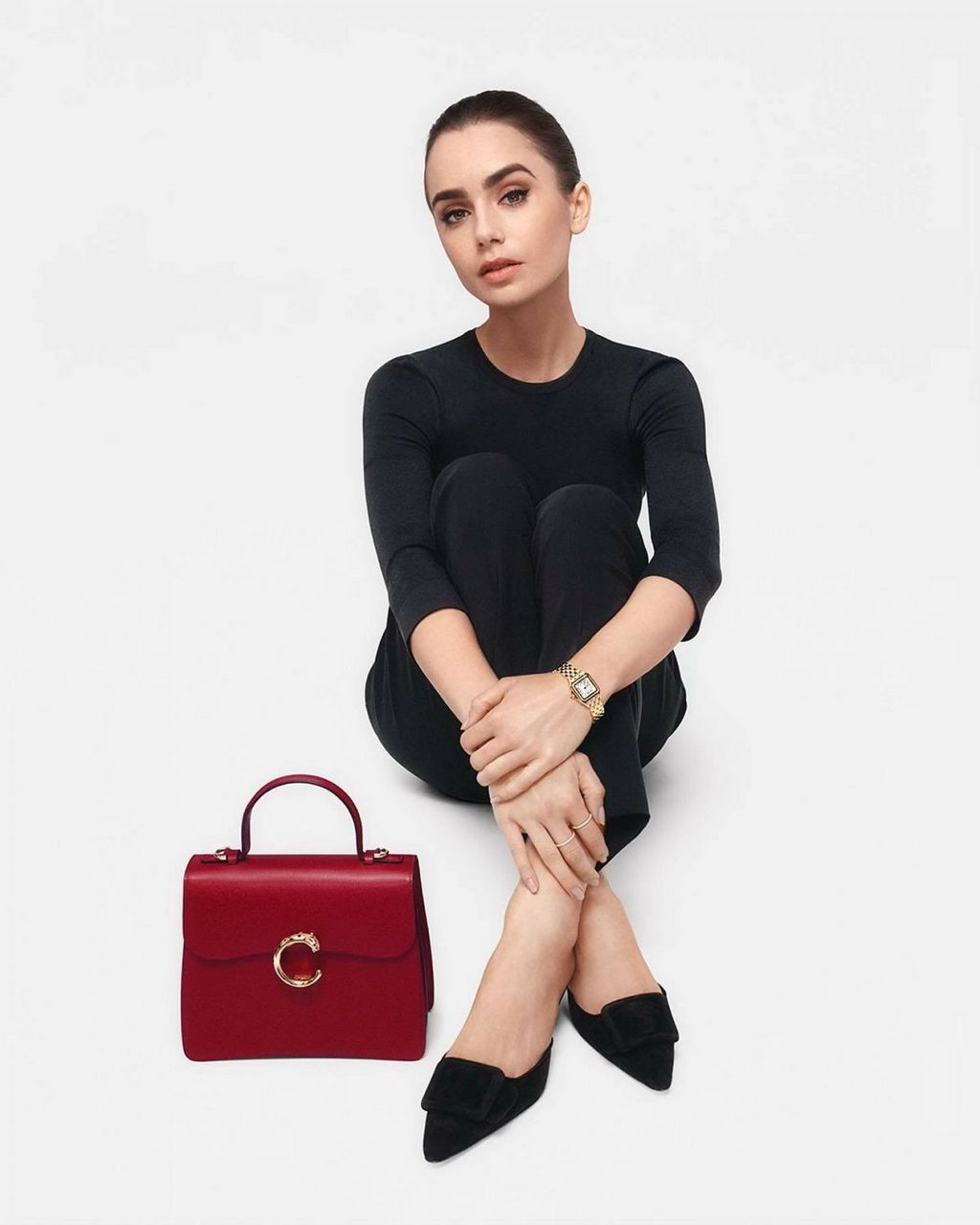 Lily Collins For Panthere De Cartier
