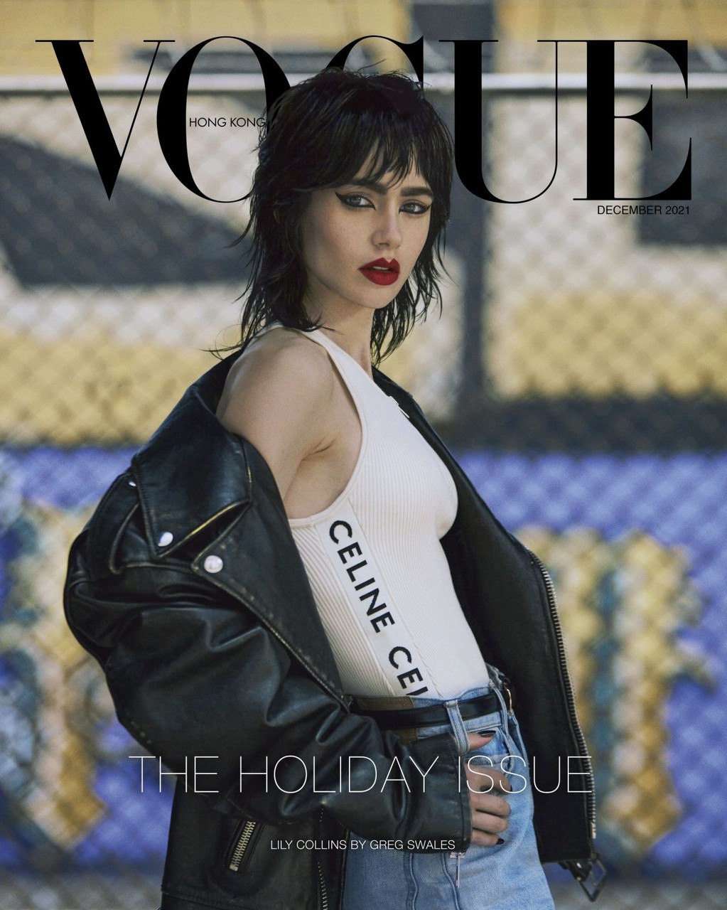 Lily Collins For Vogue Magazine Hong Kong December