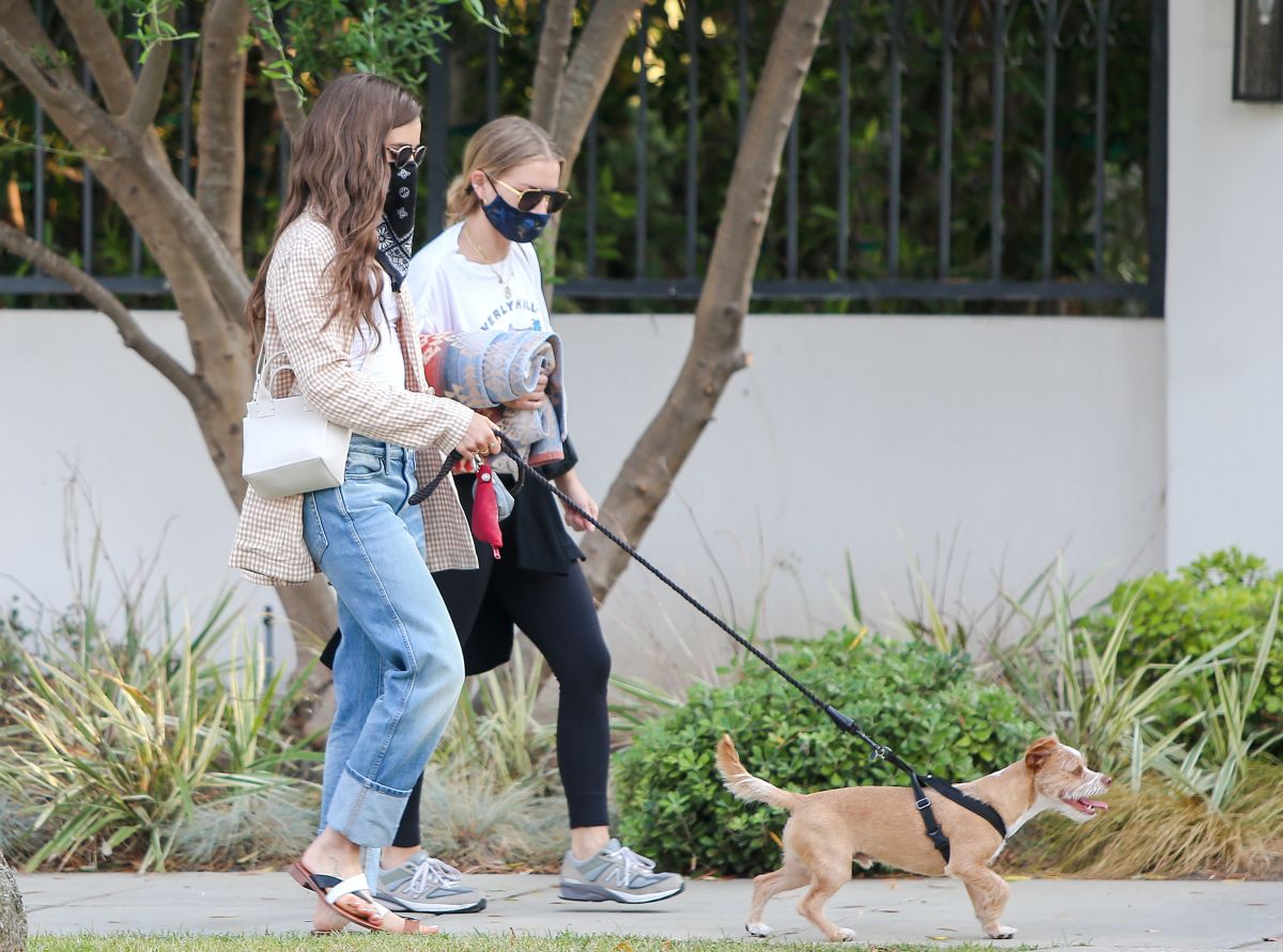 Lily Collins Out About Beverly Hills