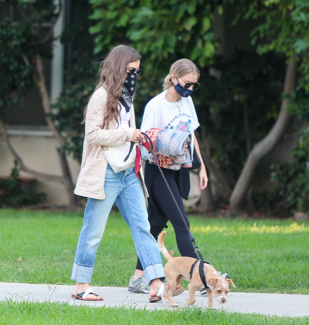 Lily Collins Out About Beverly Hills