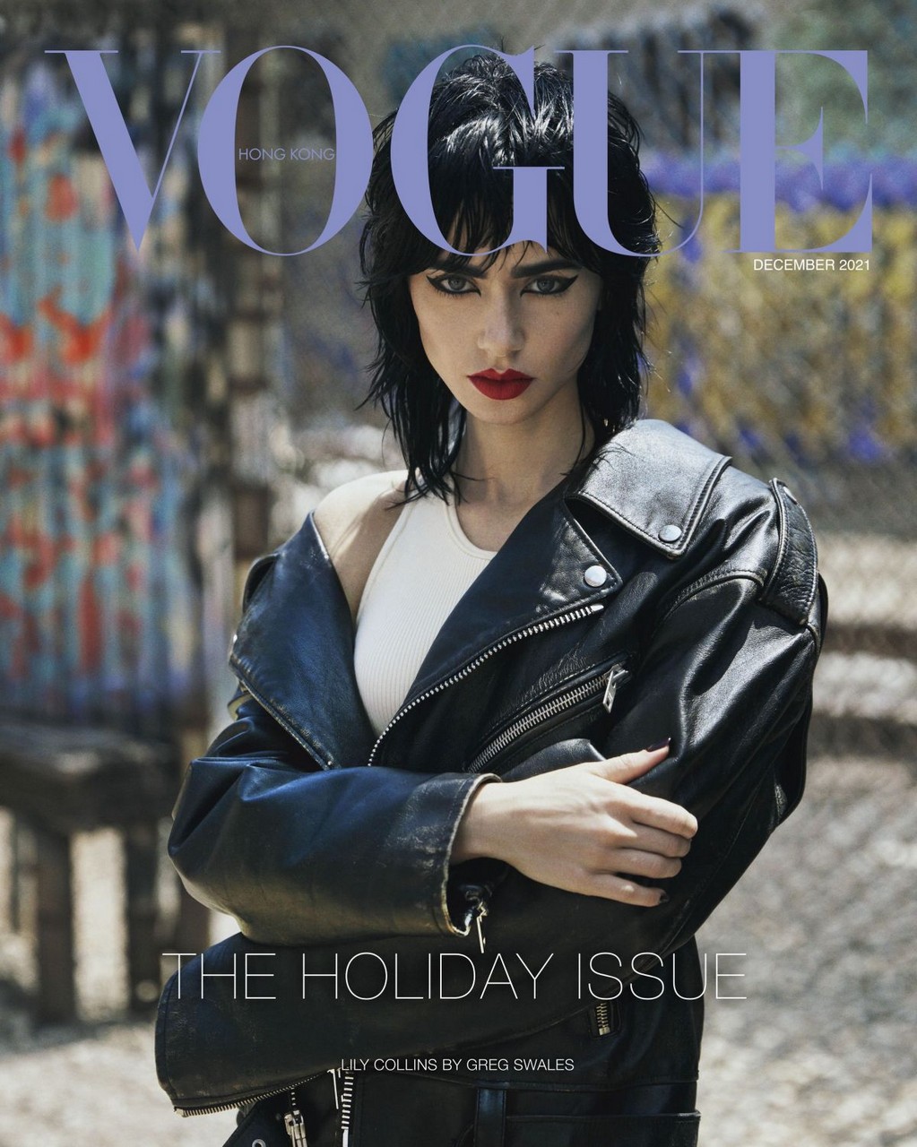 Lily Collins Vogue Magazine Hong Kong December