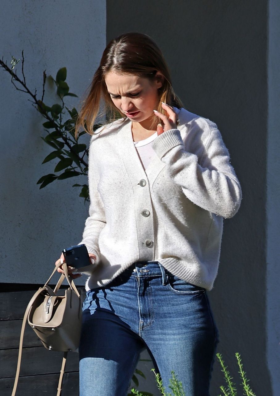 Lily James Denim Out Los Angeles