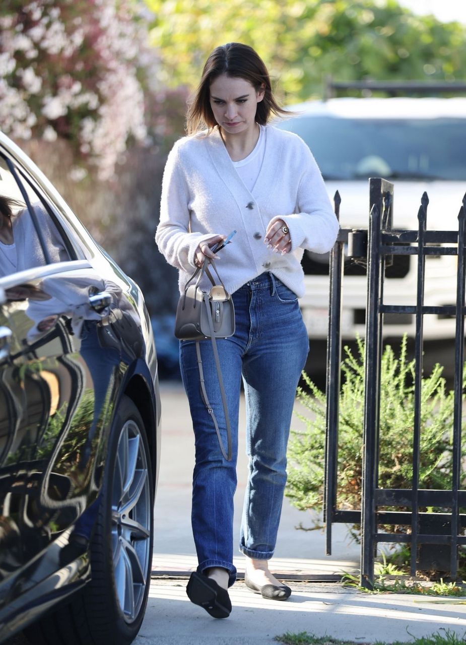 Lily James Denim Out Los Angeles