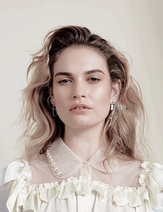 Lily James For Allure Magazine August