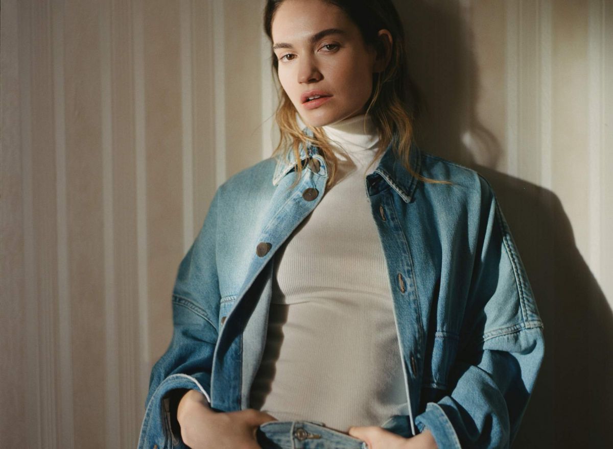 Lily James For Net Porter January
