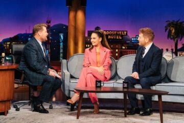 Lily James Late Late Show With James Corden