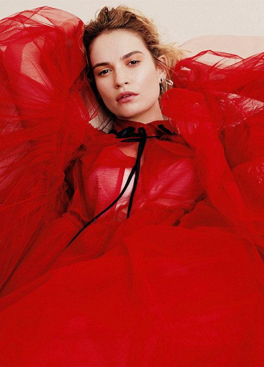 Lily James Photographed By Sharif Hamza For Allure